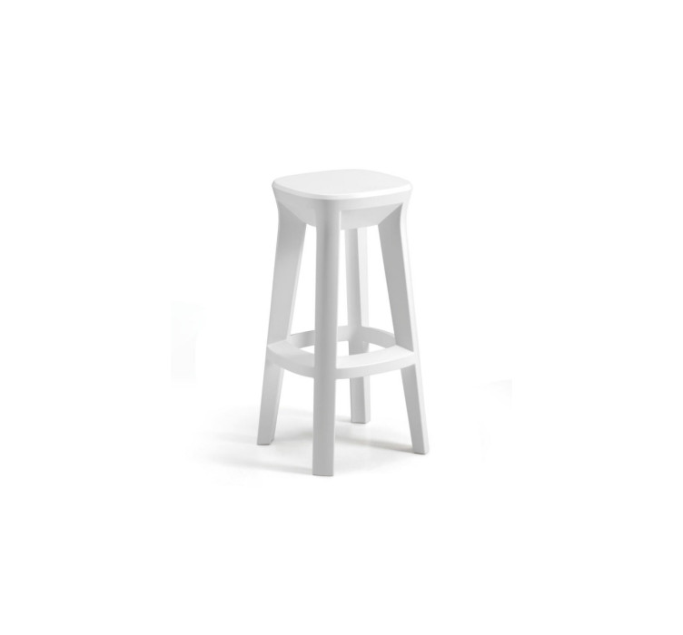 Барний табурет Frozen Square Stool 6342 C2 White (6342C2)1